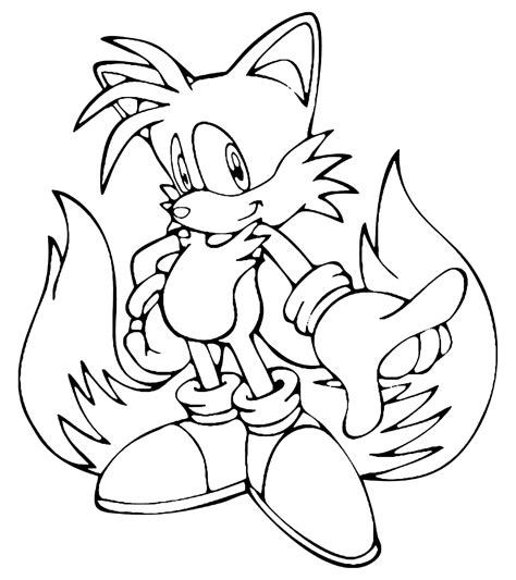 Tails Sonic Printable